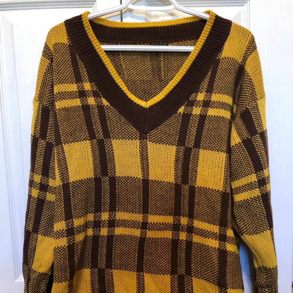 Plaid Pullover